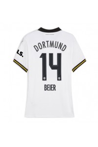 Fotbalové Dres Borussia Dortmund Maximilian Beier #14 Dámské Třetí Oblečení 2024-25 Krátký Rukáv